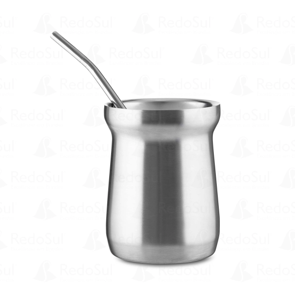 Cuia Térmica personalizada com mini bomba Cuia Térmica personalizada com mini bomba